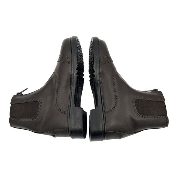 TUFFRIDER Shoes CHILDREN'S STARTER FRONT ZIP PADDOCK BOOTS Brown 13 3040 $60 - Picture 4 of 9